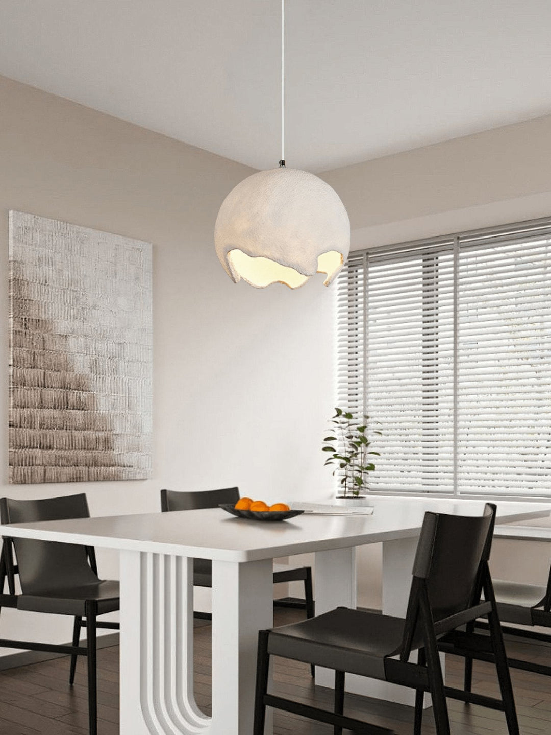 Geometryczny Wiszący Lampa z Żywicy