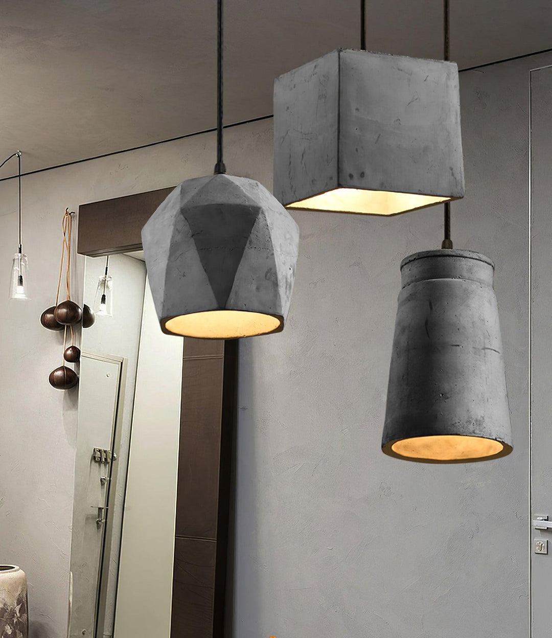 Lampa wisząca Georgia Cement