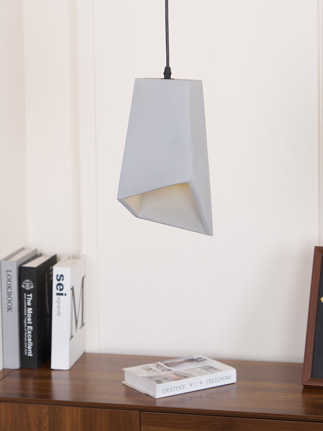 Lampa wisząca Georgia Cement