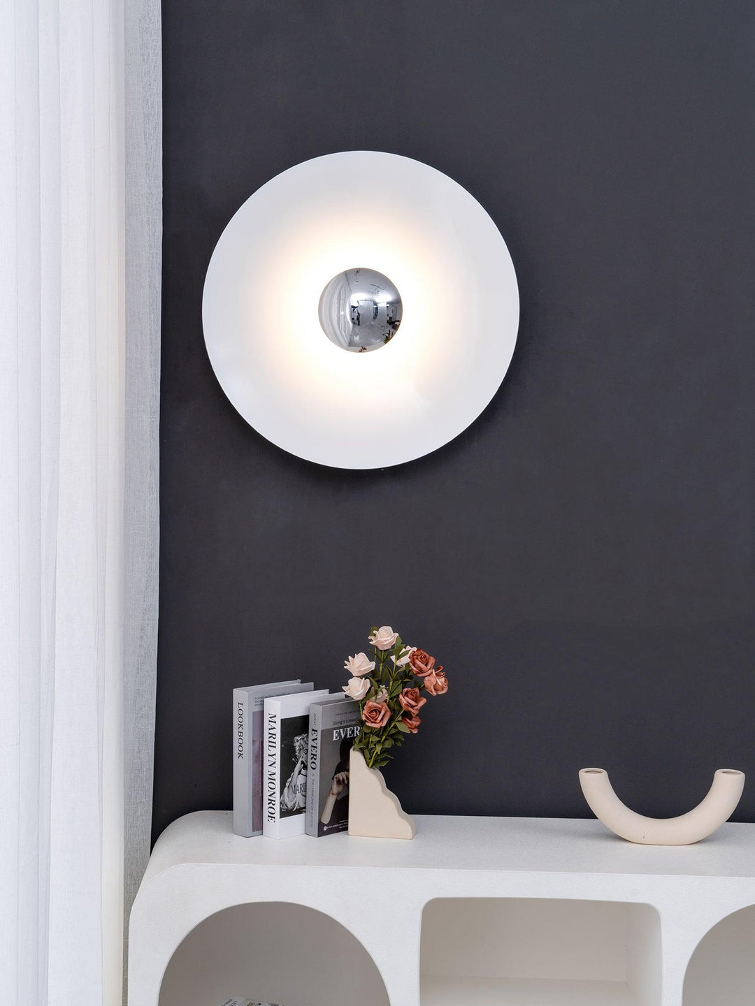 Lampa ścienna Simplicity Glow z wtyczką