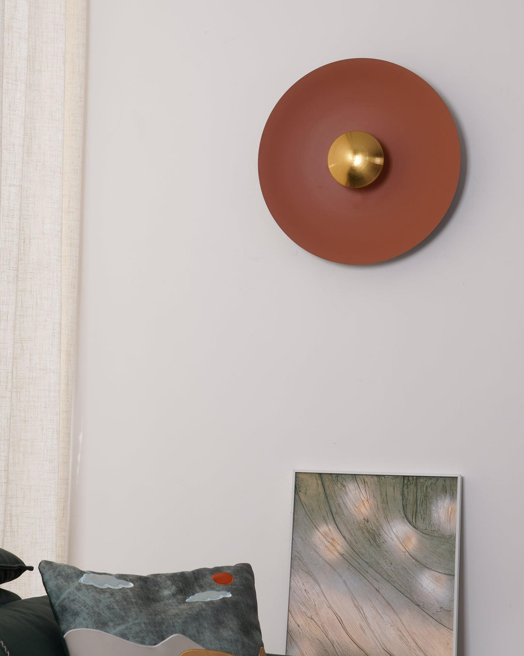 Lampa ścienna Simplicity Glow z wtyczką