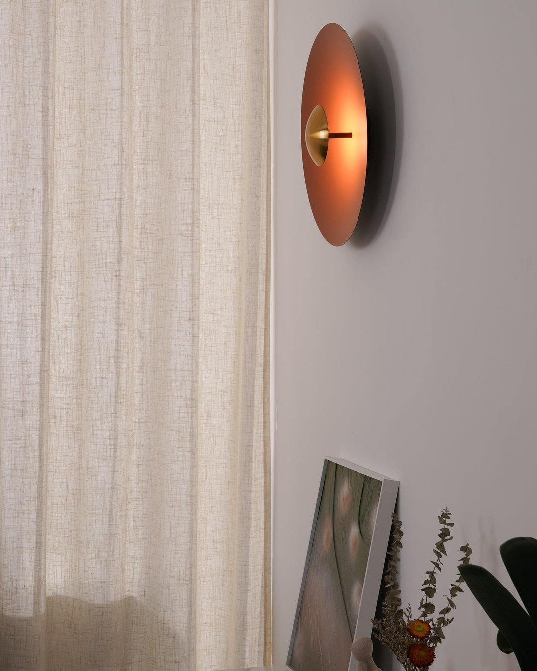 Lampa ścienna Simplicity Glow z wtyczką