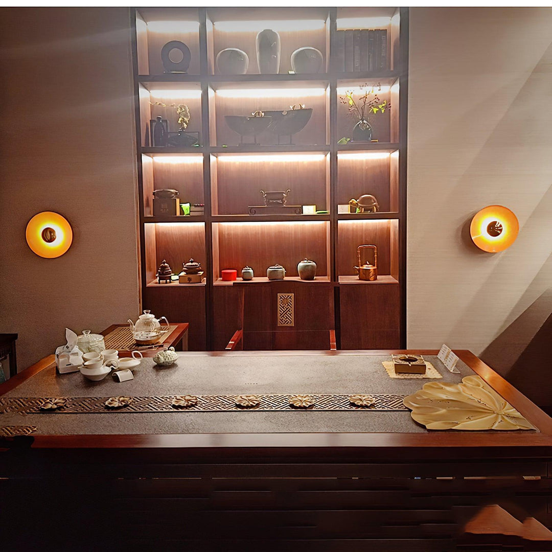 Lampa ścienna Simplicity Glow z wtyczką
