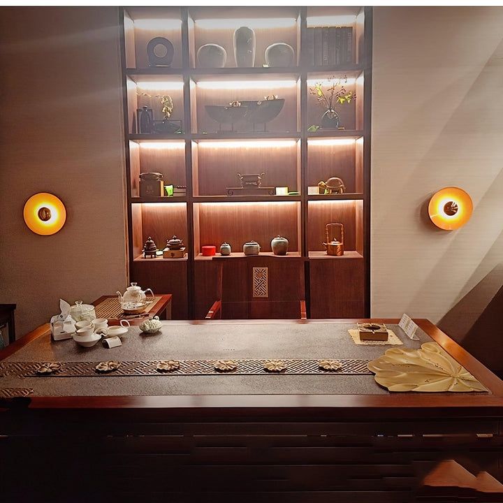 Lampa ścienna Simplicity Glow z wtyczką