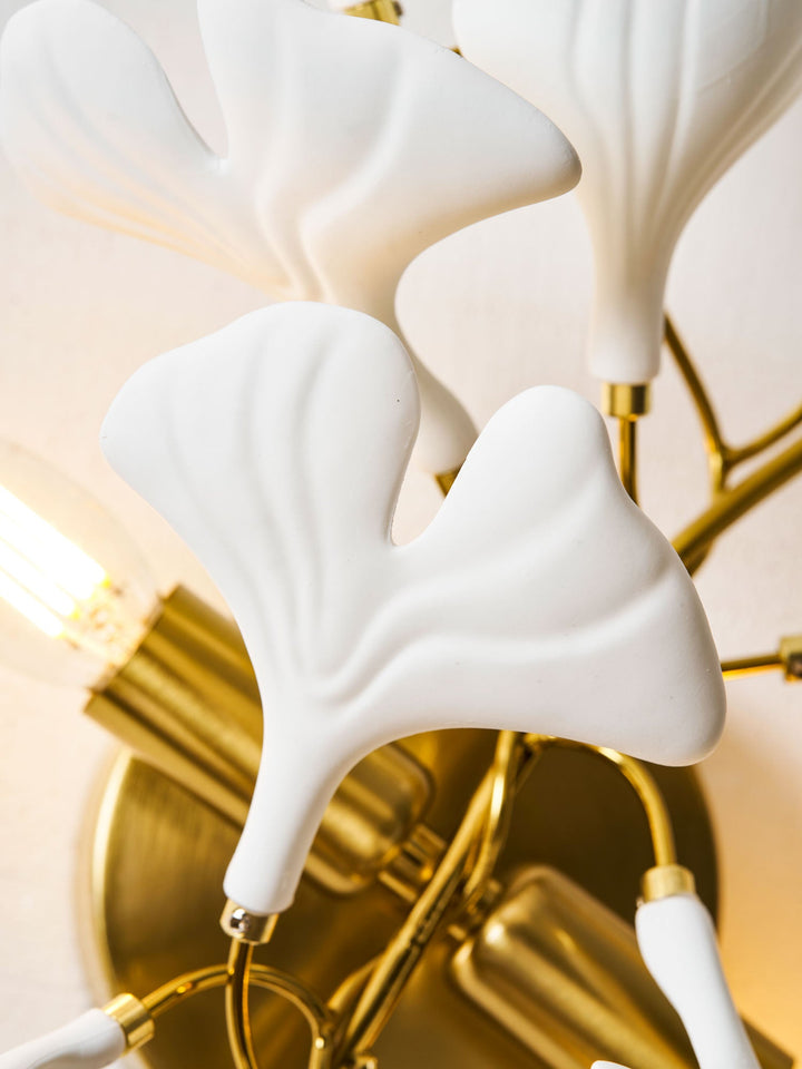 Lampa Ścienna Kwiaty Gingko