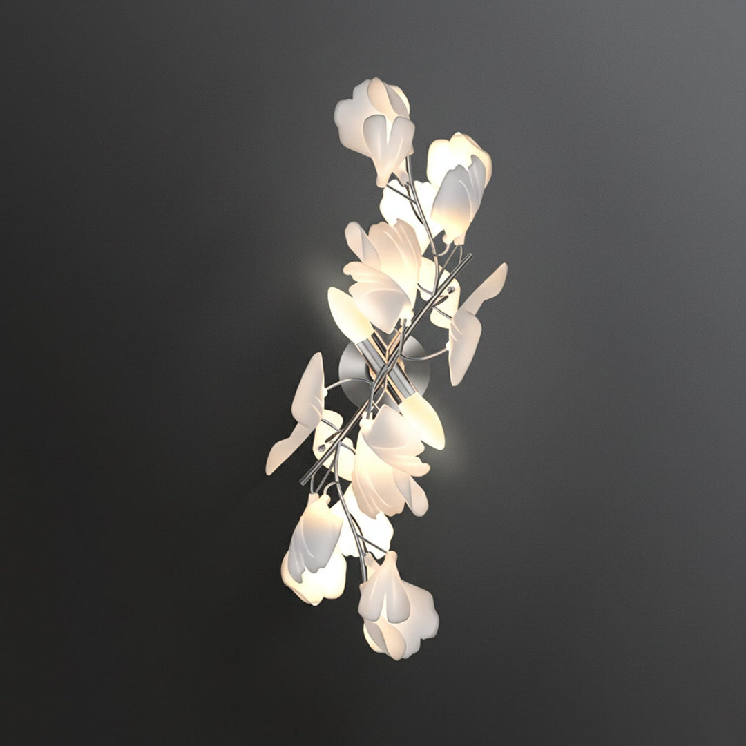 Lampa Ścienna Kwiaty Gingko