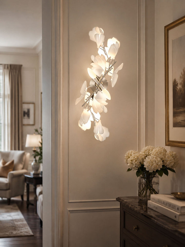 Lampa Ścienna Kwiaty Gingko