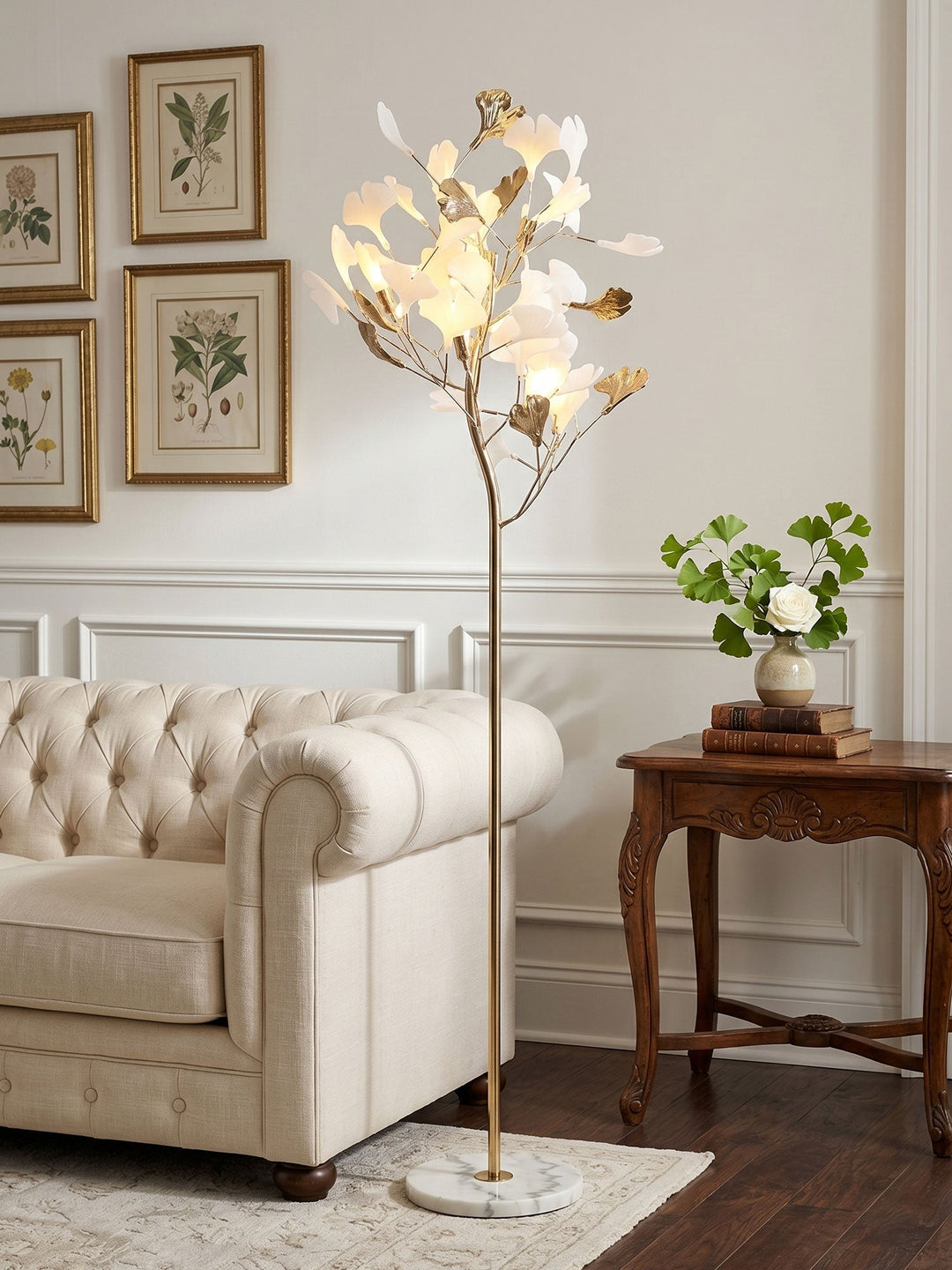 Lampa Podłogowa Gingko Leaf