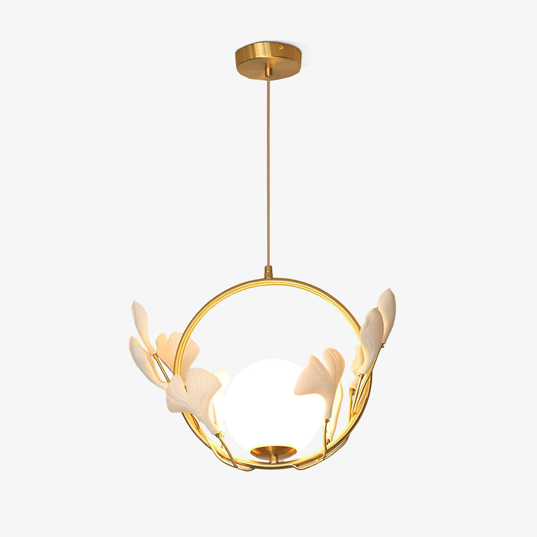 Lampa Wisząca Gingko Halo ze Szkła