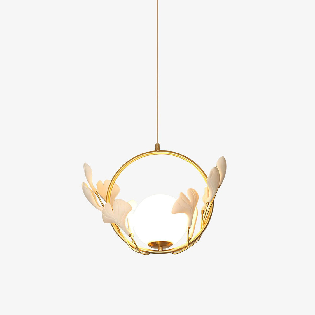 Lampa Wisząca Gingko Halo ze Szkła