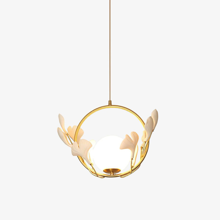 Lampa Wisząca Gingko Halo ze Szkła