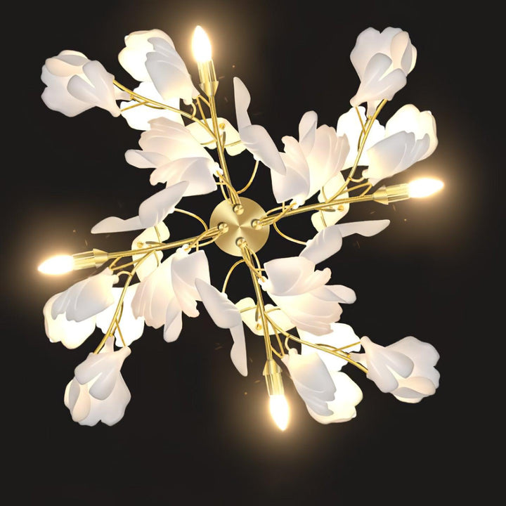 Lampa Ścienna Kwiaty Gingko