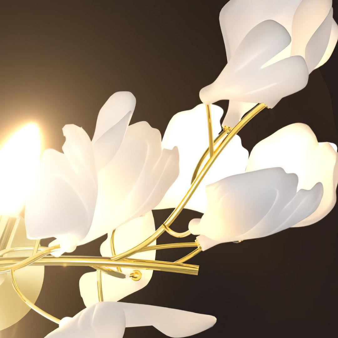 Lampa Ścienna Kwiaty Gingko