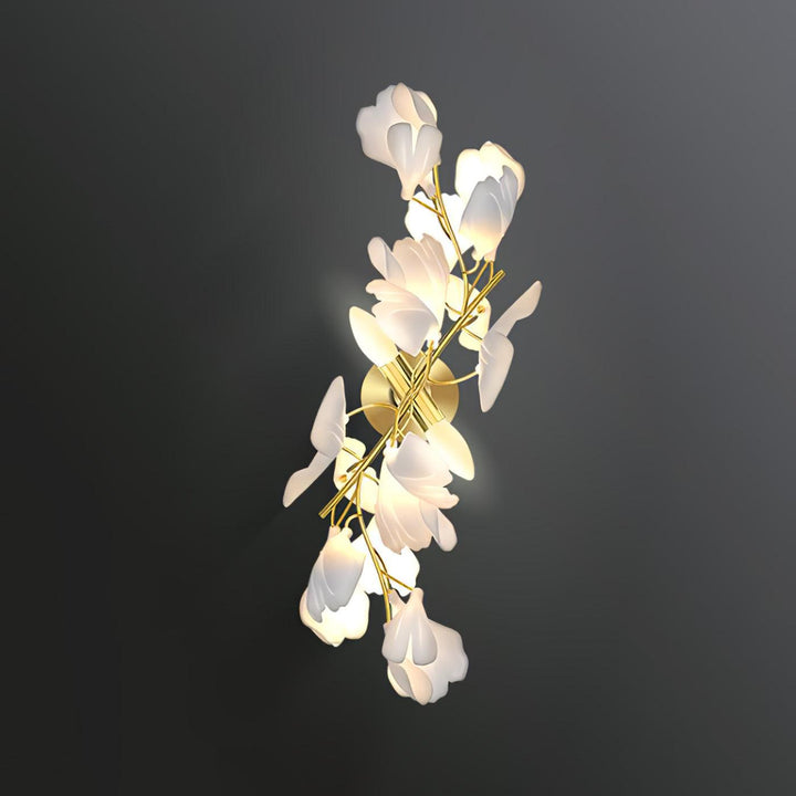 Lampa Ścienna Kwiaty Gingko