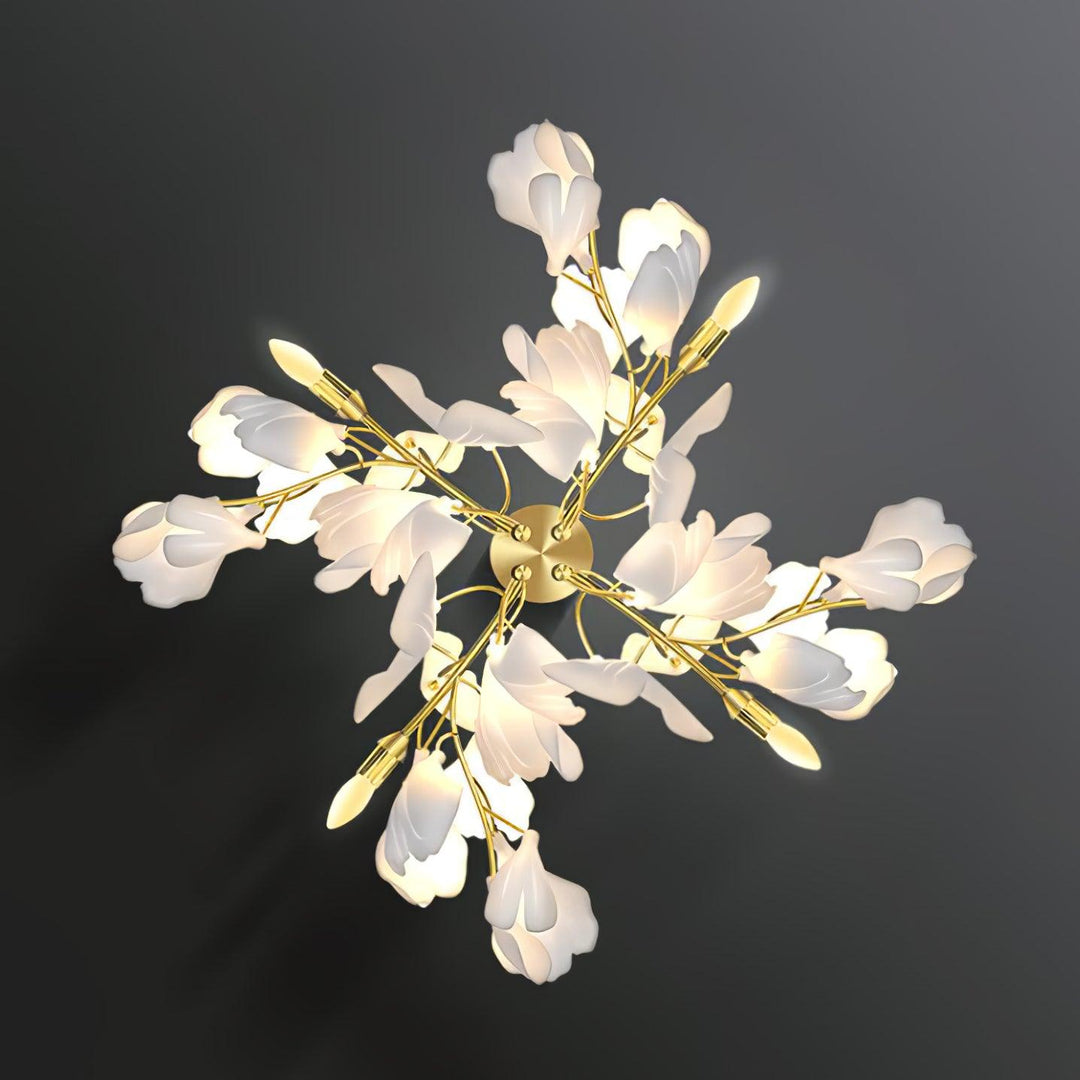 Lampa Ścienna Kwiaty Gingko