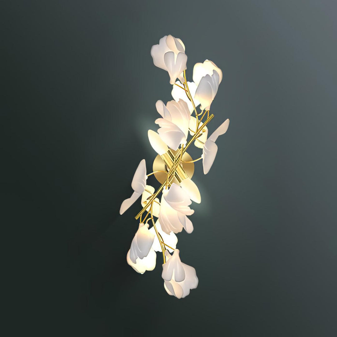 Lampa Ścienna Kwiaty Gingko