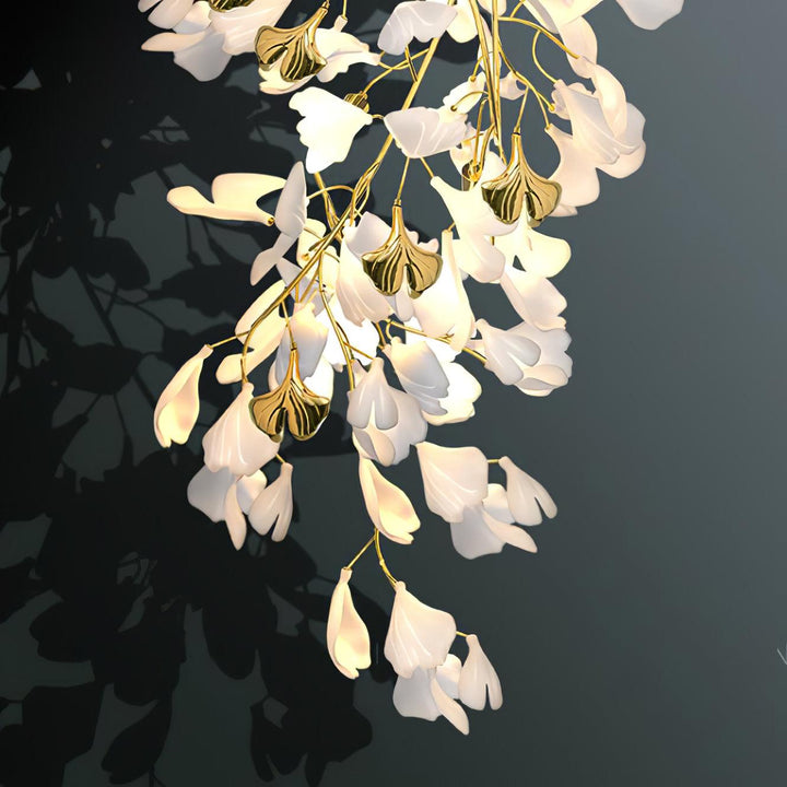 Lampa Ścienna Kwiaty Gingko