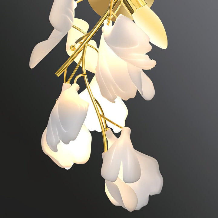 Lampa Ścienna Kwiaty Gingko