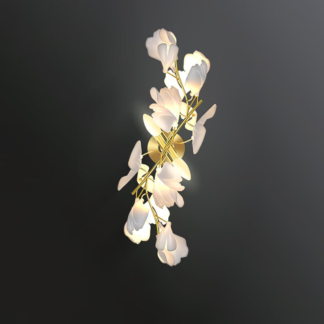 Lampa Ścienna Kwiaty Gingko