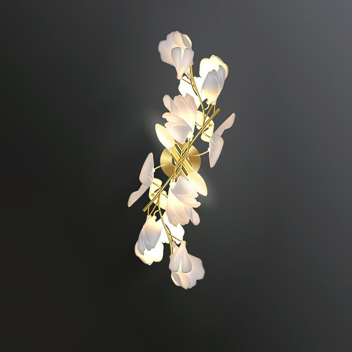 Lampa Ścienna Kwiaty Gingko