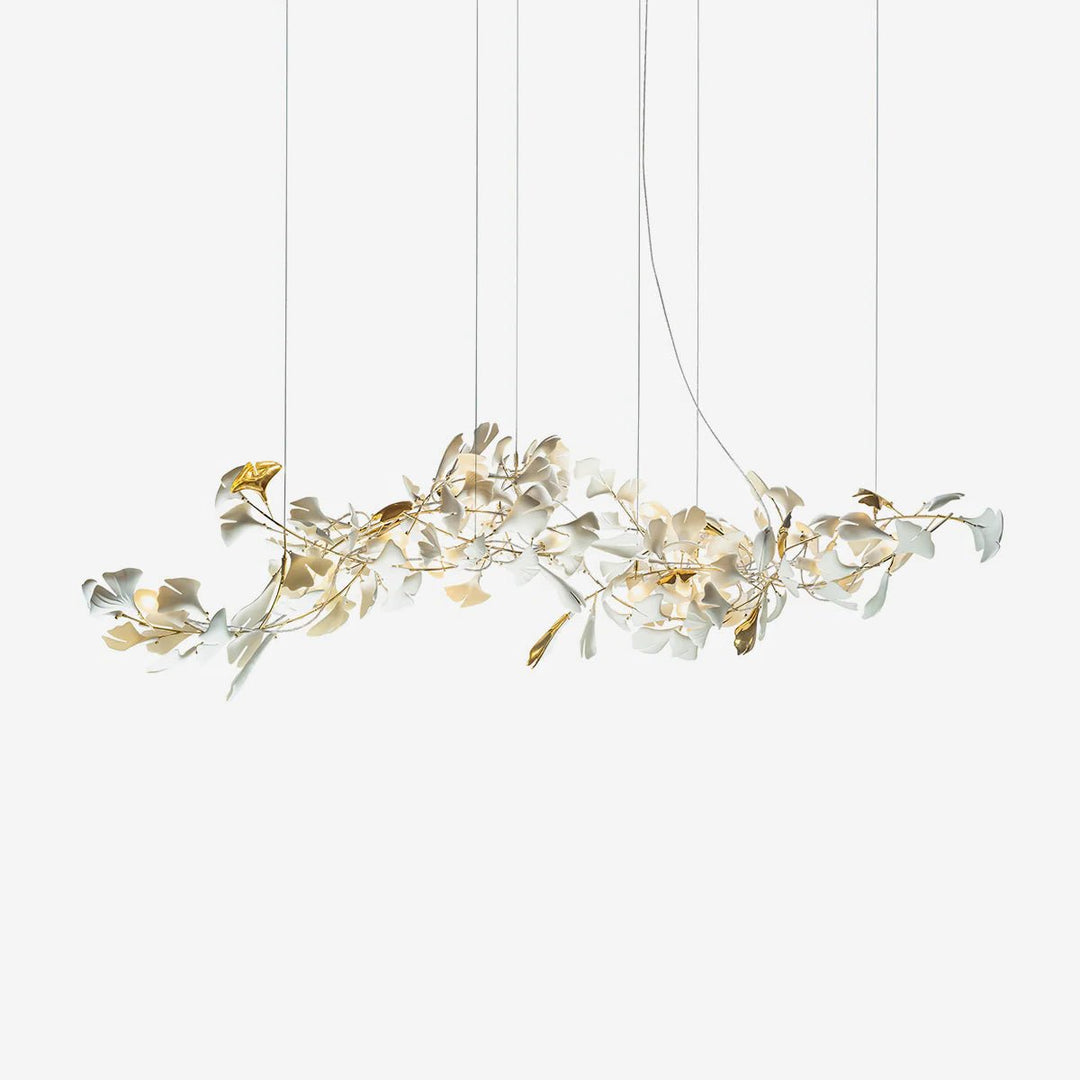 Porcelanowy żyrandol Gingko