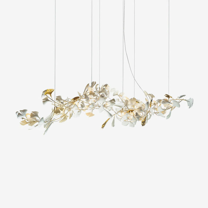 Porcelanowy żyrandol Gingko