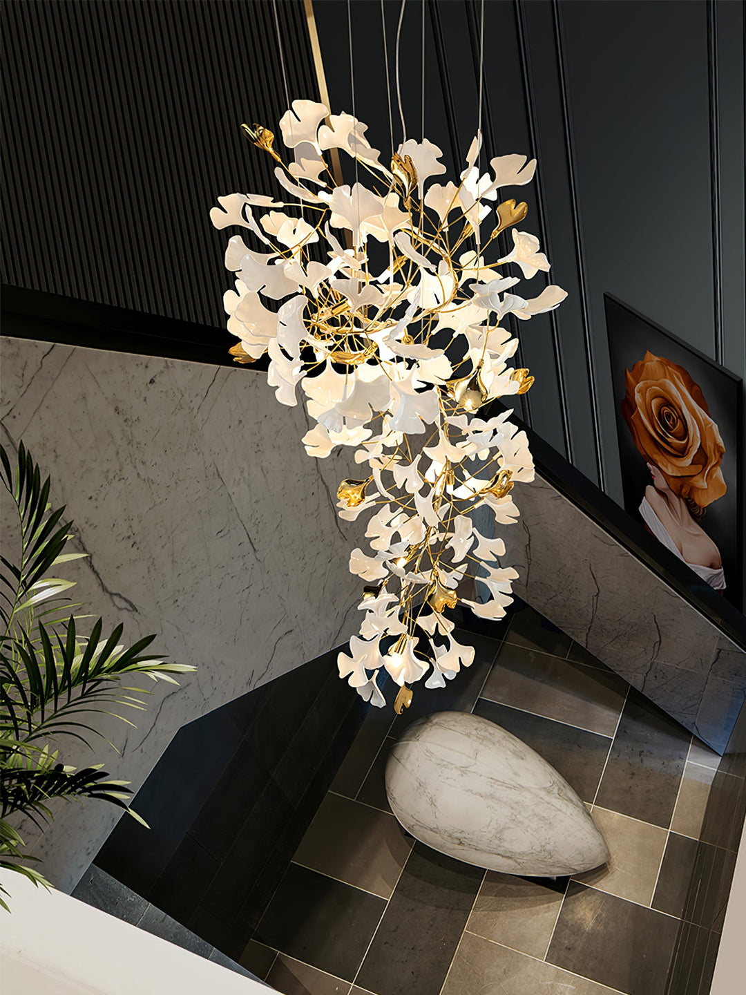 Żyrandol Gingko Drape