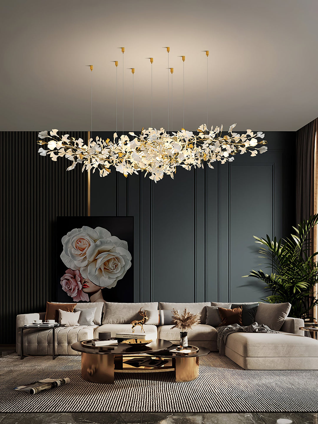 Żyrandol Gingko Drape