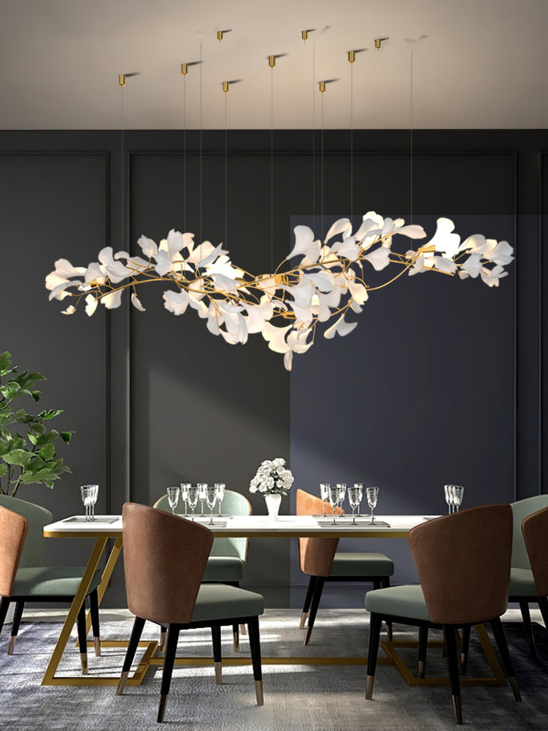 Żyrandol Gingko Drape