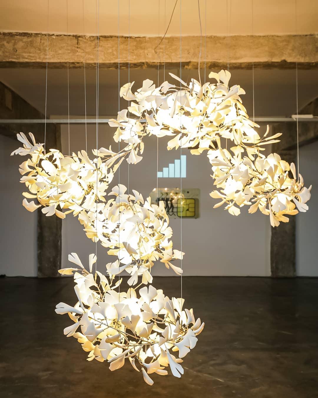 Żyrandol Gingko Vortex