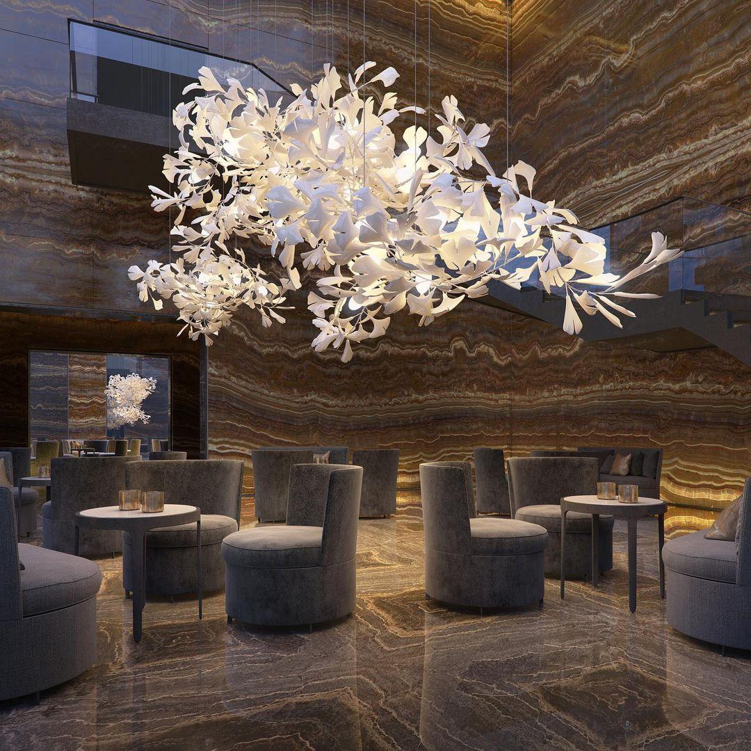Żyrandol Gingko C