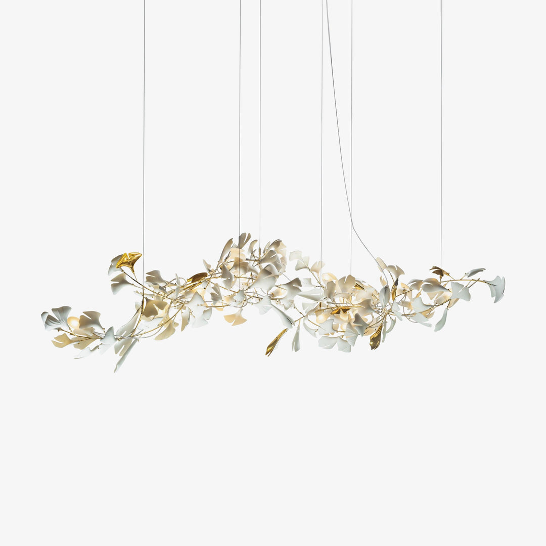 Porcelanowy żyrandol Gingko