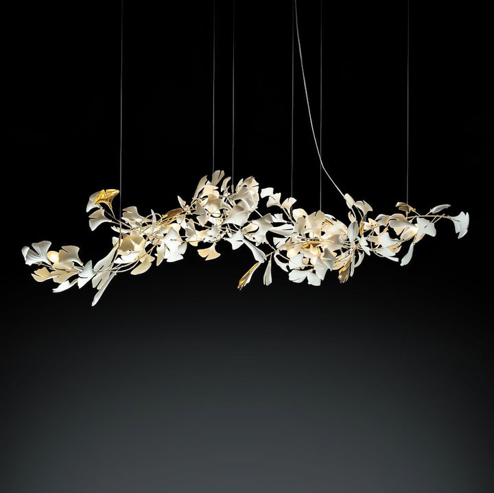 Porcelanowy żyrandol Gingko