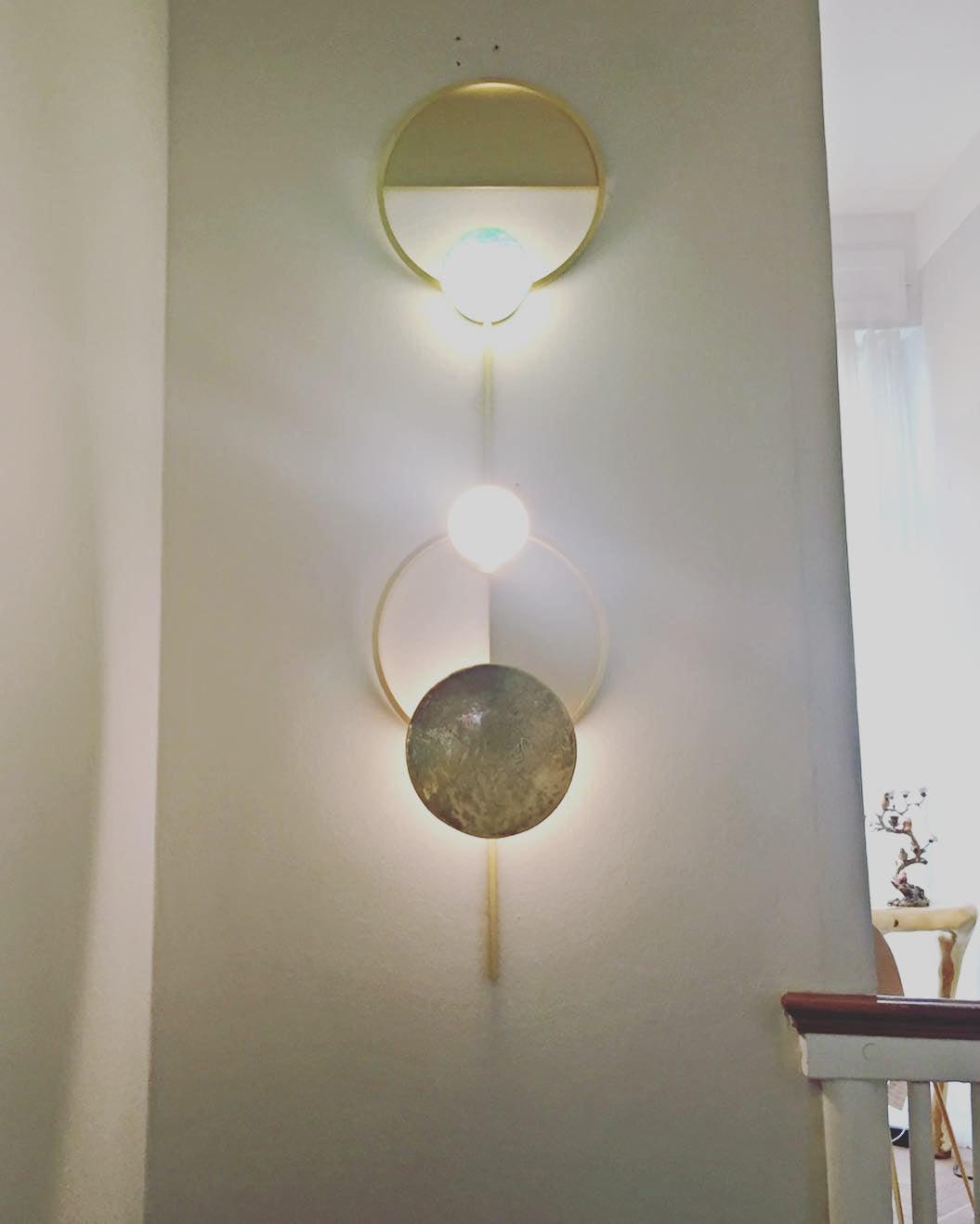 Lampa Ścienna z Kamieni Szlachetnych
