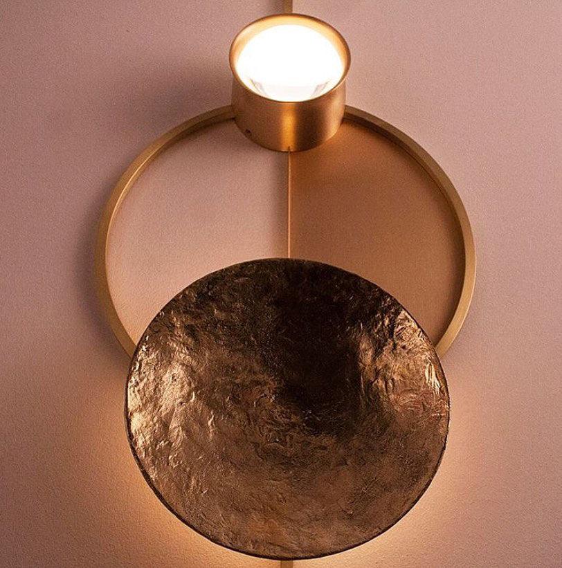 Lampa Ścienna z Kamieni Szlachetnych
