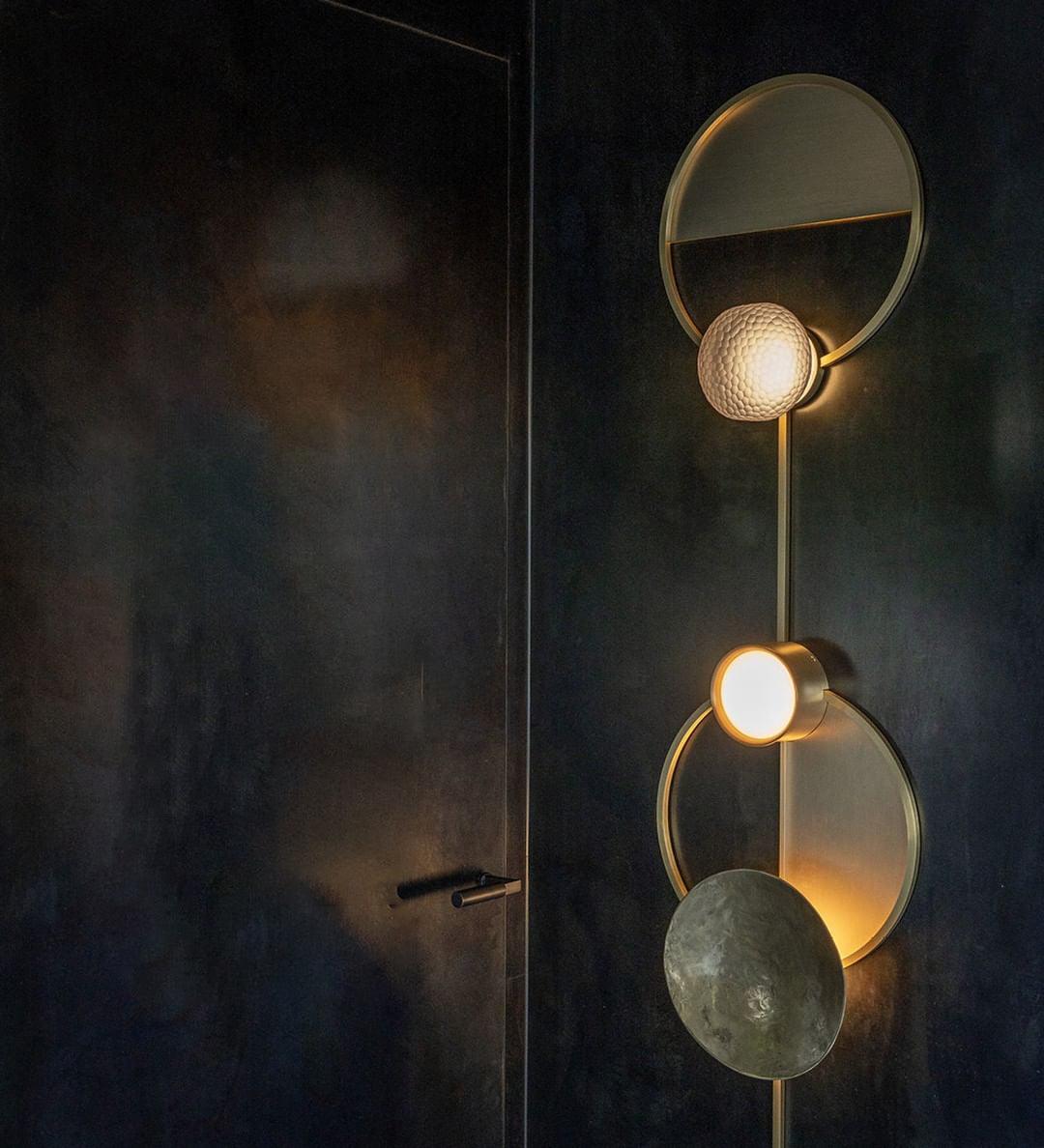 Lampa Ścienna z Kamieni Szlachetnych