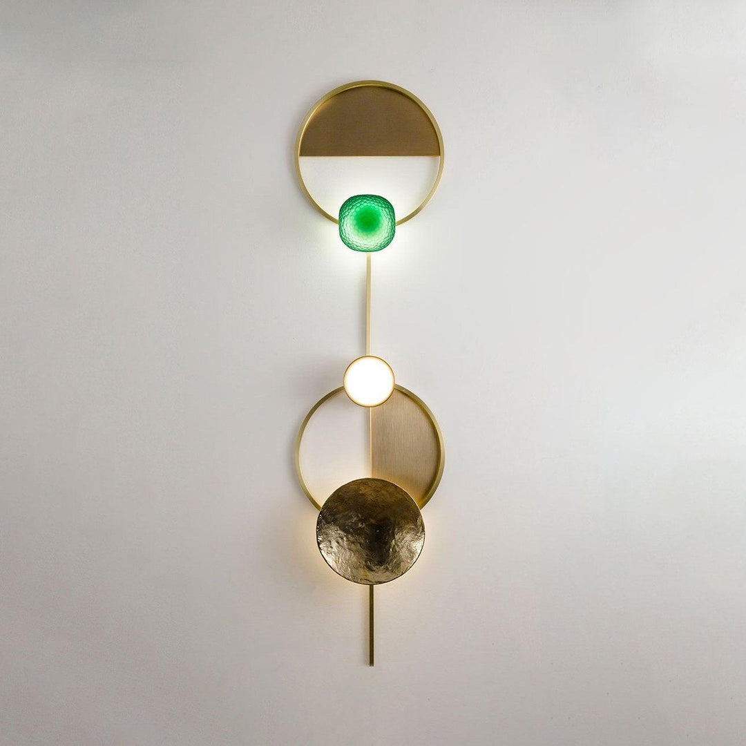 Lampa Ścienna z Kamieni Szlachetnych