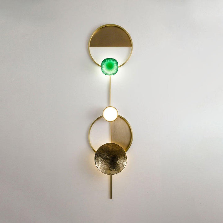 Lampa Ścienna z Kamieni Szlachetnych