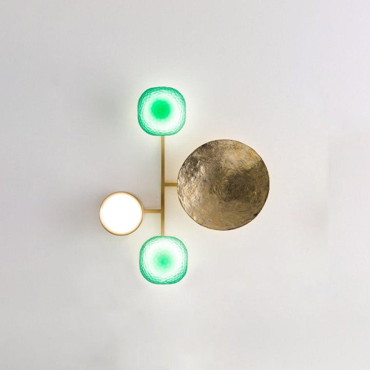 Lampa Ścienna z Kamieni Szlachetnych