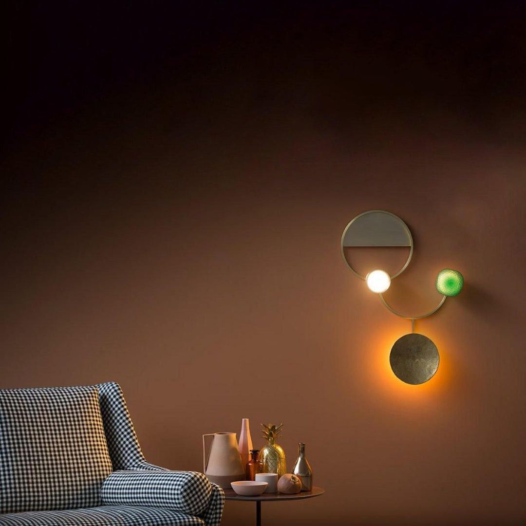 Lampa Ścienna z Kamieni Szlachetnych