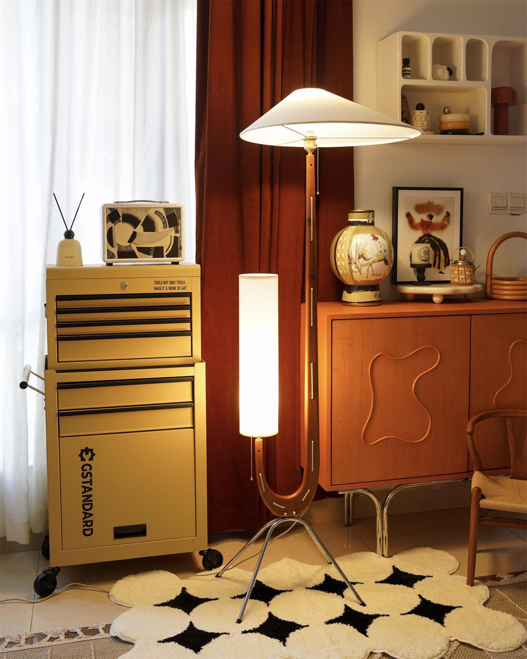 Lampa podłogowa Żyrafa