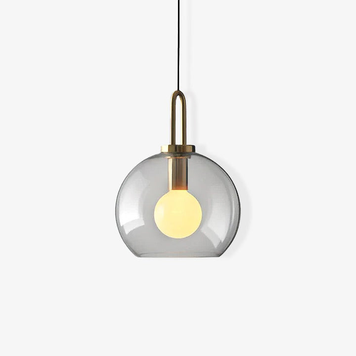 Lampa wisząca Pendulum z szklanym kloszem