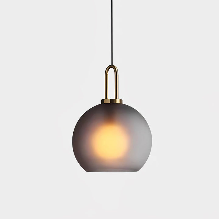 Lampa wisząca Pendulum z szklanym kloszem