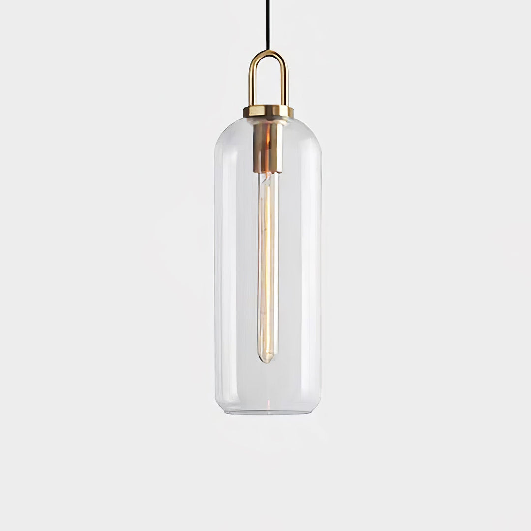 Lampa wisząca Pendulum z szklanym kloszem