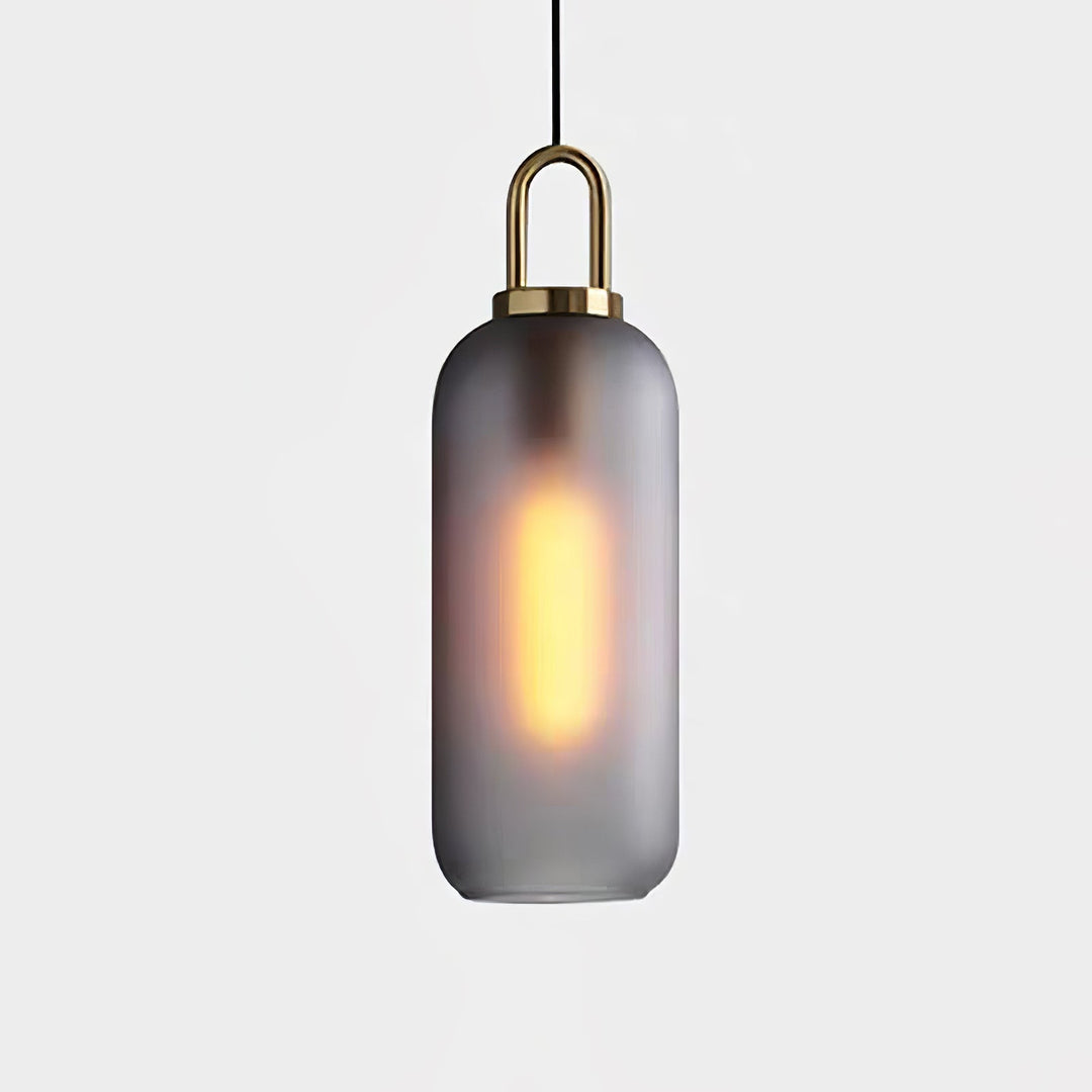 Lampa wisząca Pendulum z szklanym kloszem