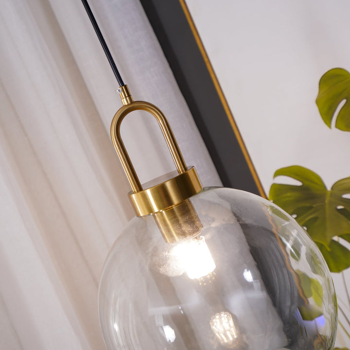 Lampa wisząca Pendulum z szklanym kloszem