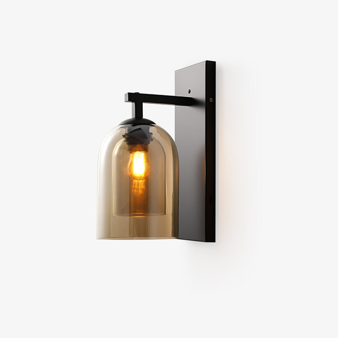 Szklana Lampa Ścienna Tubularna