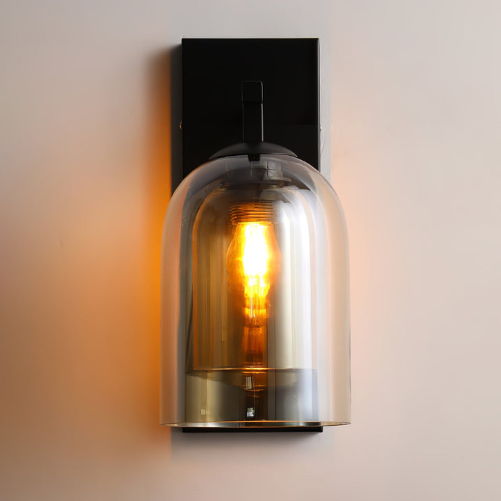 Szklana Lampa Ścienna Tubularna