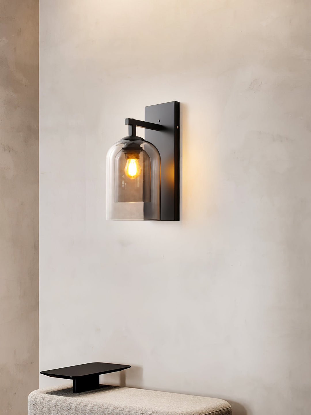 Szklana Lampa Ścienna Tubularna