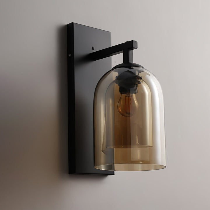 Szklana Lampa Ścienna Tubularna